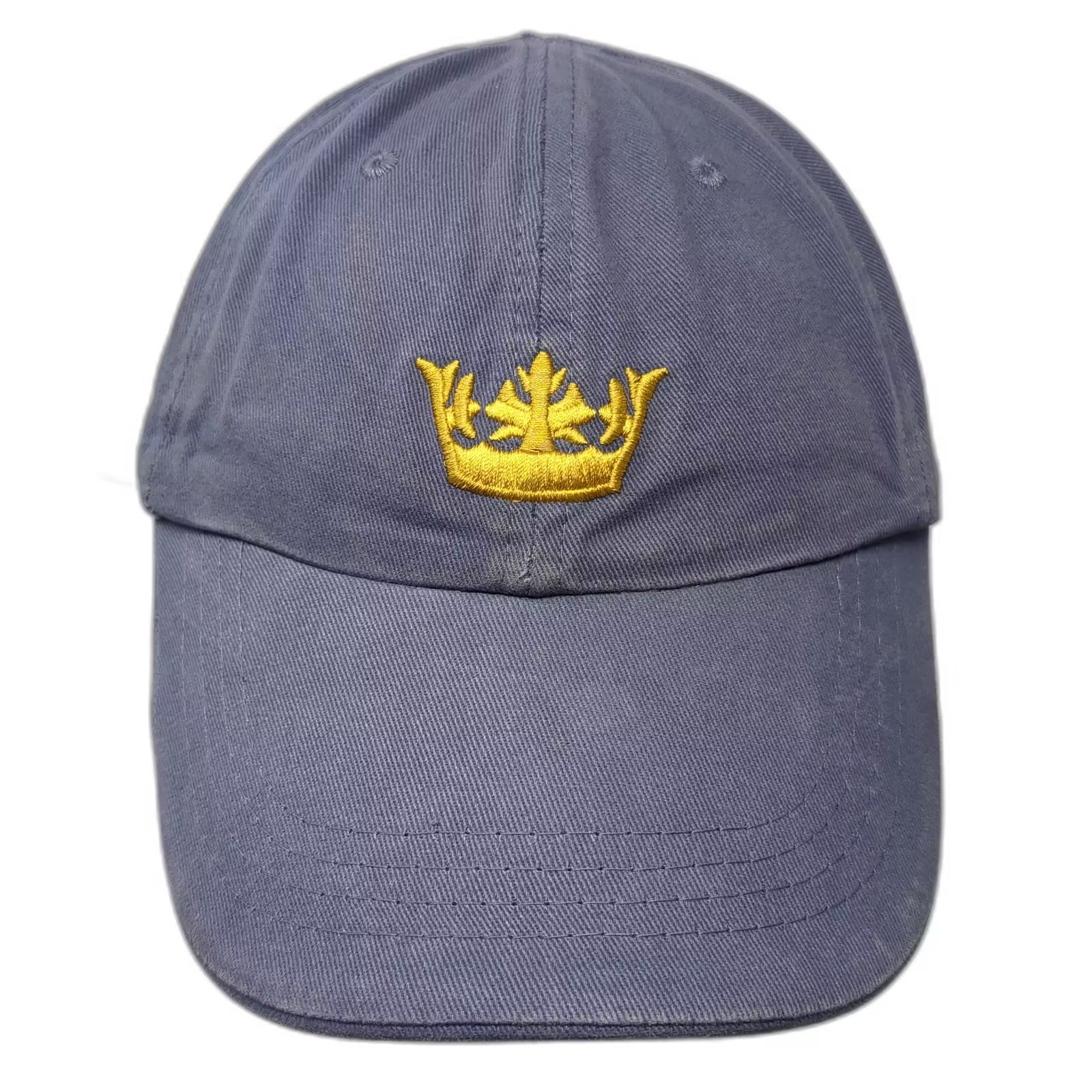 Amawaterways Baseball Cap Blue Gold Crown Hat One Size Slideback Embroidered